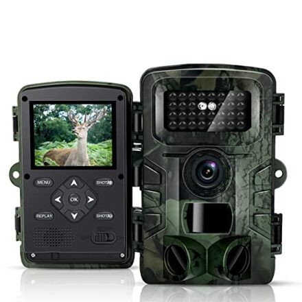 HAZA Wildkamera, 36MP HD Wildkameras 2.0" LCD-Bildschirm mit Video Wildtierkamera mit Bewegungsmelder Nachtsicht Draussen Fotofallen Kamera aufzeichnung Tiere tierbeobachtungskamera Nachtsichtkamera  