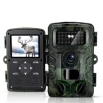 HAZACAM Wildkamera, 1080P Wildkameras LCD-Bildschirm mit Video Wildtierkamera mit Bewegungsmelder Nachtsicht Draussen Nachtsichtkamera aufzeichnung Tiere tierbeobachtungskamera Nachtsichtgeräte  